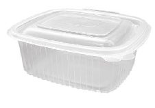 BANDEJA CON TAPA PP 500 ML.