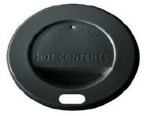 TAPA PARA VASO DE 4 OZ. NEGRA
