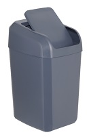 PAPELERA TAPA BASCULANTE 30L ANTRACITA