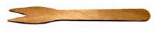 TENEDOR PLANO MADERA 8,5 CMS.