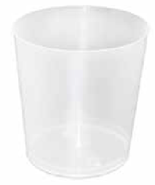 VASO DE SIDRA PP TRANSLUCIDO 480 ML.