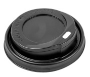 Tapa Vaso 240ml Negra alta