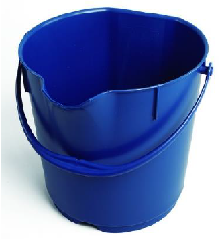 CUBO DETECTABLE METALES / RAYOS X 15 L AZUL