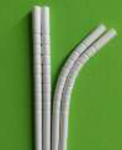 CANUTILLO PAPEL FLEXIBLE 6X230 MM BLANCO