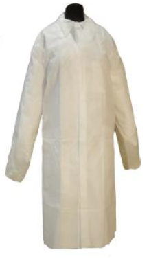 BATA POLIPROPILENO 35 GRS. CIERRE VELCRO BLANCA