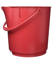 CUBO ALIMENTARIO DETECTABLE METALES/RAYOS X 15 L. ROJO