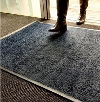 ALFOMBRA STYLIST JASPEADA 60X40 C/B ANTRACITA