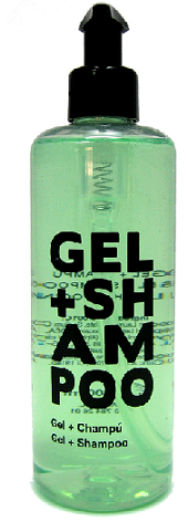 BOTELLA DOSIFICADORA GEL+CHAMPU CON ALOE VERA 300 ML