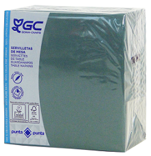 SERVILLETAS 40X40 2C P.P. VERDE GC