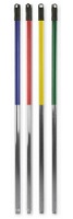 Palo Aluminio Doble Rosca 140 cm Amarillo