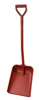 PALA DETECTABLE MANGO CORTO METALES/RAYOS X 330X380X1120 ROJA