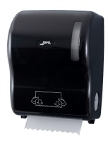 Dispensador Secamanos Autocorte Negro