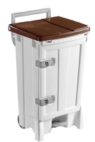 Contenedor Open-Up 90L tapa marrón