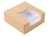 Envase Sushi+Ventana 10x10x4 cm