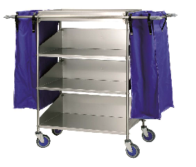 CARRO 4 BANDEJAS 2 BOLSAS MOD.70 INOX