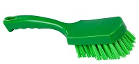 Cepillo mano con mango Intermedio verde