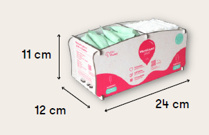 Menstrual Point Pequeño Español Sin Aplicador
