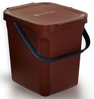 Cubo Orgánico 10 litros Marrón