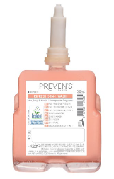 PREVENS PARIS REFRESH 3EN1 WASH 300 ML.