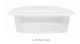 BANDEJA CON TAPA PP 1000ML