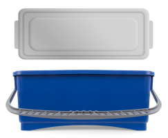 CUBO HERMETIC AZUL 10 LTS C/TAPA+ASA