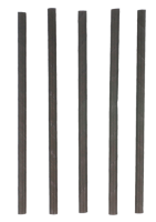 Canutillo Papel Recto 6x140cm Negro