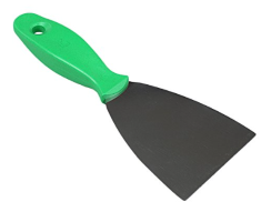 ESPATULA ACERO INOX CON MANGO VERDE