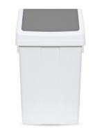 Contenedor Max Tapa Basculante 25 Lt Gris