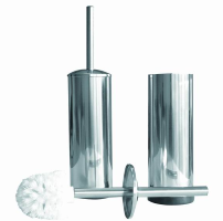 ESCOBILLERO ACERO INOX MOD.200 C/SOPORTE PARED