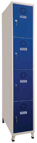 TAQUILLA MONIBLOK SC-30/1 GRIS/PUERTAS AZUL RAL 5010