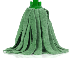 FREGONA TIRAS MICROFIBRA C/ROSCA VERDE
