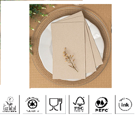 SERVILLETAS 30X40 1/6 P.P. GO GREEN