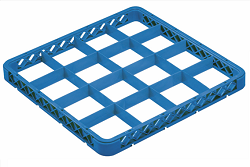 SUPLEMENTO CESTA LAVAVAJILLAS 16 COMP. 500X500X45