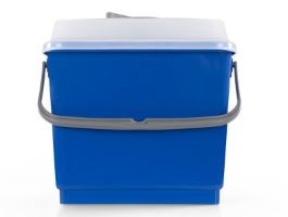 CUBO CON ASA Y TAPA HERMETICA 4 LTS. AZUL 3382
