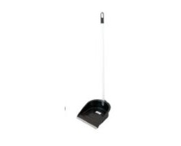 RECOGEDOR PLEGLABLE+PALO CON CLIP NEGRO