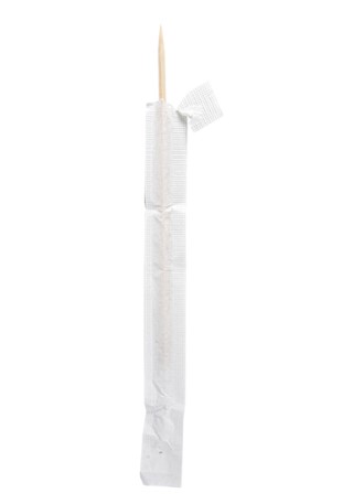 BROQUETA CARACOLES ENF. 15CM NATURAL MADERA