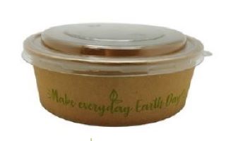 ENSALADERA + TAPA PET KRAFT 500ML