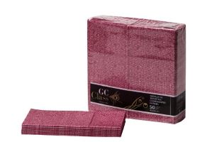 SERVIRLLETAS 40X40 KANGURO FILUM BURDEOS