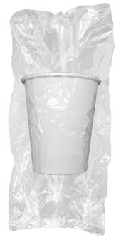 VASO DE PAPEL BLANCO 8 OZ. 240 ML. ENFUNDADO