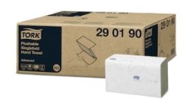 TORK TOALLA PLEGADA V 2C FLUSHABLE H3