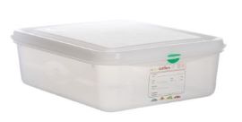 RECIPIENTE GASTRONORM TRANSP.C/TAPA 1/2 6,5 LTS