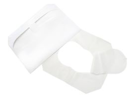 PROTECTOR ASIENTO WC 41X36 CM BLANCO PAPEL