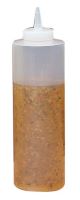 BOTE PARA SALSA TRANSLUCIDO 720 ML