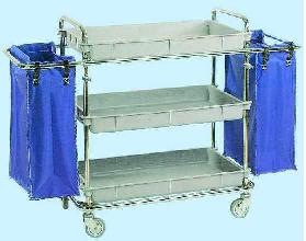 Carro 3 ban.C/Bol. Mod.20 Inox.
