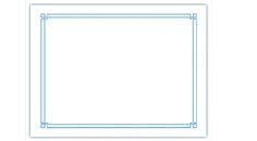 Mantel 35x50 Orla Azul BERSAN
