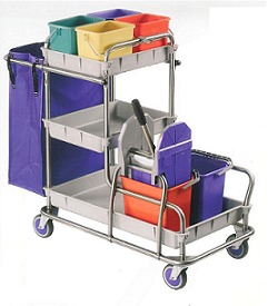 Carro super limpieza Mod.420 Inox.