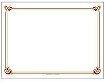 Mantel 31x43 Orla ocre GARCIA DE POU
