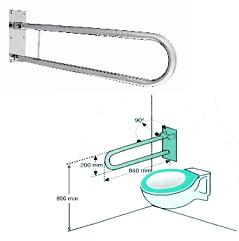 Barra g.vert. AV10840 inox.brillo