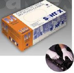 Guante latex s/polvo nat. M Sanyc