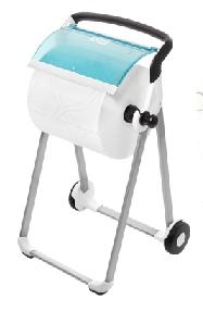 Portarrollo pie W1 Bco/Turq 652000